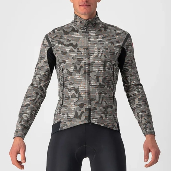 🛑 Castelli Italy Camo Perfetto RoS 2 GoreTex Cycling Jacket - Large 🇮🇹 - Picture 1 of 16
